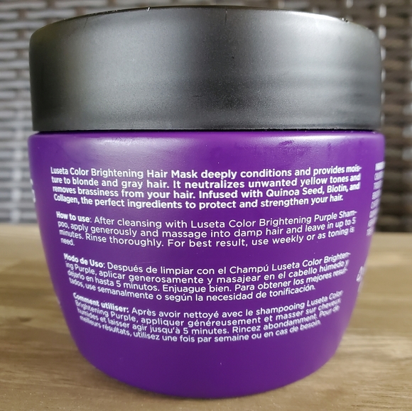 Luseta Purple Hair Mask 16.9 Oz, Deep Conditioner for Color Treated Hair - Picture 3 of 4